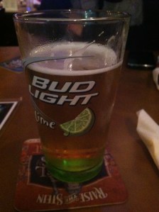 At least they had cool colorful glasses. Yes, we're easily amused.