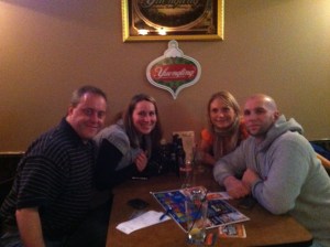 A little blurry ... like the end of most of our Where to GO Wednesday evenings ... 