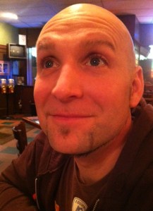 Shane trying to impersonate the infamous "turtle" picture from our very first WTGW.