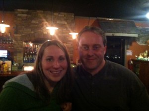 It's dark and we're the last ones in the place. That's how we roll.