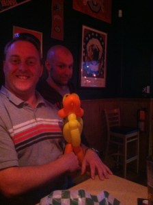 This picture really says so much about our entire night.