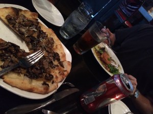 Someone was too hungry to wait for pictures