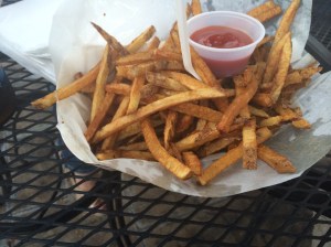 I like that they were courteous enough to include a plastic fork with the fries