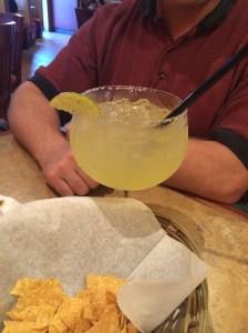 Tequila flavored margarita
