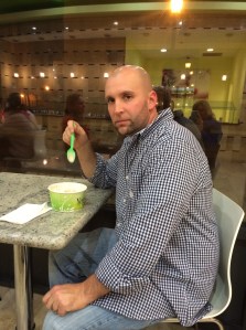 He's not looking happy
