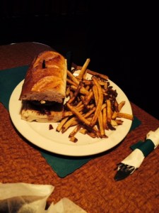 There's a burger under that bread