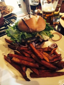 The lettuce counts as a partial salad, right?