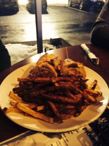 The non-burger plate at the table