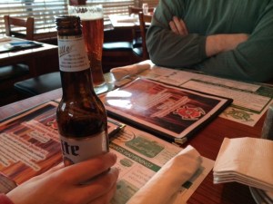 It's more difficult to do the color test when bottles are involved