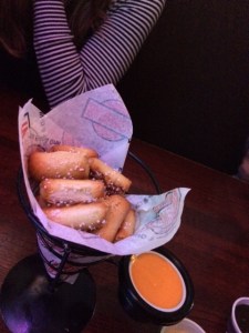 I'm sorry we ordered you along with the funnel cake fries, that wasn't really fair