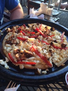 Apparently feta is acceptable only on pizza