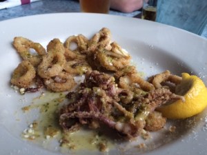 It's like a pack of hungry dogs took over our appetizer