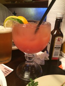 Real men drink from straws and large punch bowl glasses