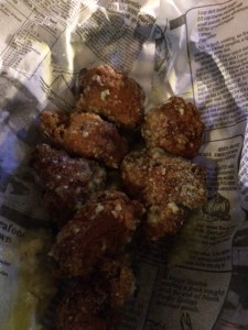 It's never a good sign when you can see the garlic as much as you can smell it