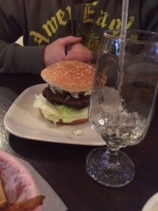 Notice the empty glass. Because the server sure didn't. 