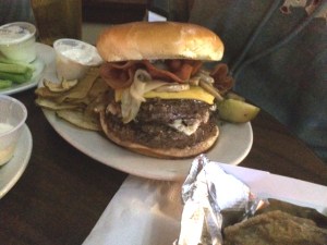 Did you order a heart attack? Because it's here on this plate