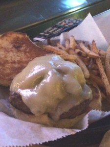 Two cheeses and a burger, please