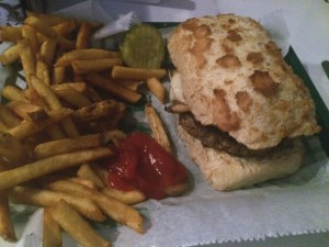 It's like a burger sub