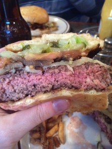 Medium burger. Also known as, just a little more dead