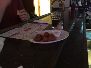 We should just bring our own deep fryer with us