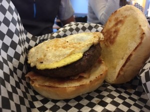 Breakfast on a bun. Brilliant