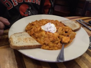 Is that a dollop of sour cream?