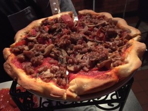 So that's what a cheese-less pizza looks like. It's so ... naked. 