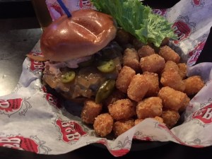Burger, take three - plus tots